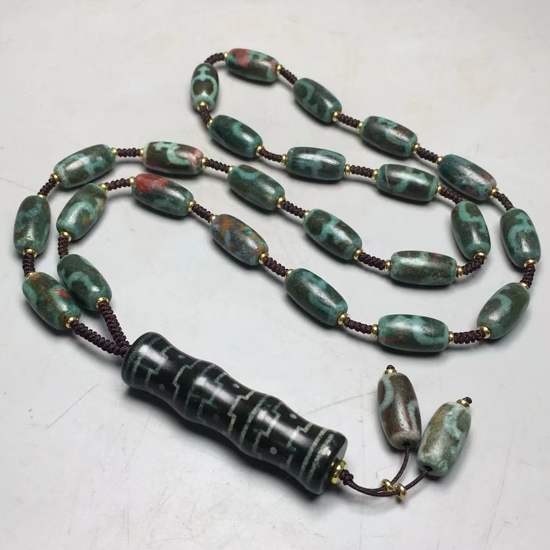 

Home Ornament Vintage Amulet 9 Eyes Hanging Pendant Mascot Nature Tibetan Dzi Bead Lucky Talisman Bring Wealt For Youh