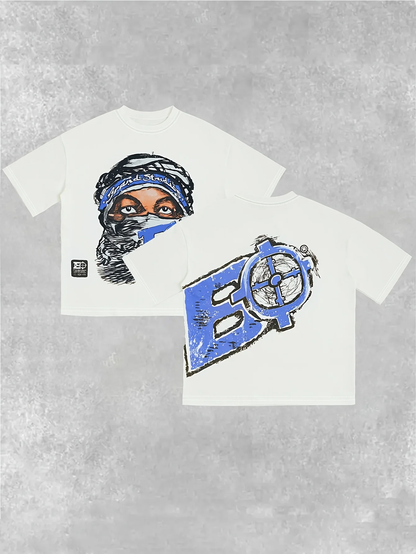 Streetwear T Shirt Y2K Hip Hop Punk Rock Graphic Print Oversized TShirt Mens Womens Round Neck Cotton Short Sleeve Tops Clothes