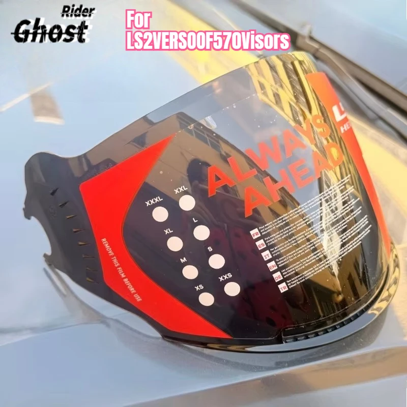 Helmet Lens for LS2 VERSO OF570 Visor Retro Motorcycle Half Helmet Lens RIDE SAFE RIDE WITH Helmet Replacement Accessories