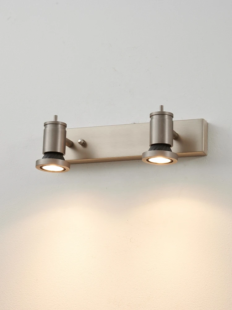 バウハウス寝室ベッドサイドウォールランプ廊下サインウォールスポットライトインダストリアルスタイルアルミミラーヘッドライト室内装飾照明