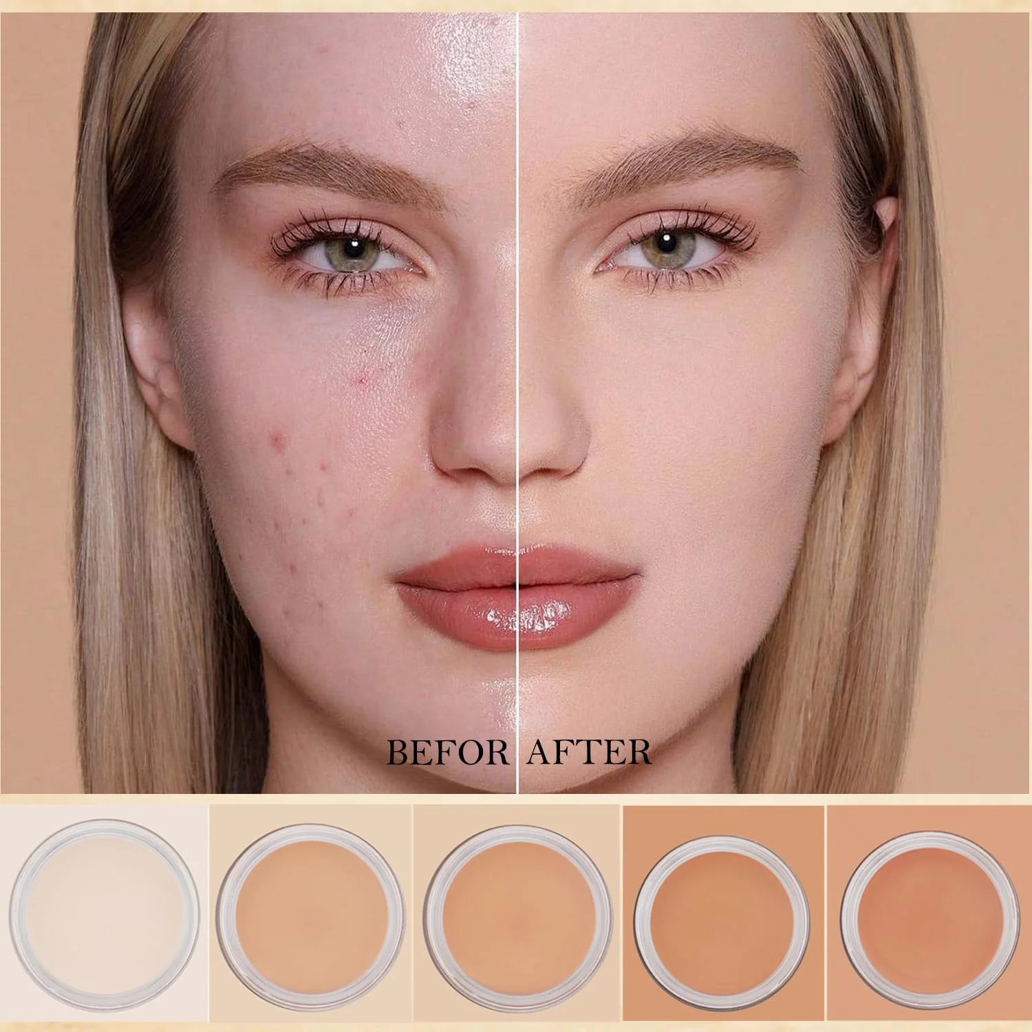 Cool story concealer Concealer concealer Liquid Waterproof Concealer for Black Eyes Spot Tattoo Scar concealer