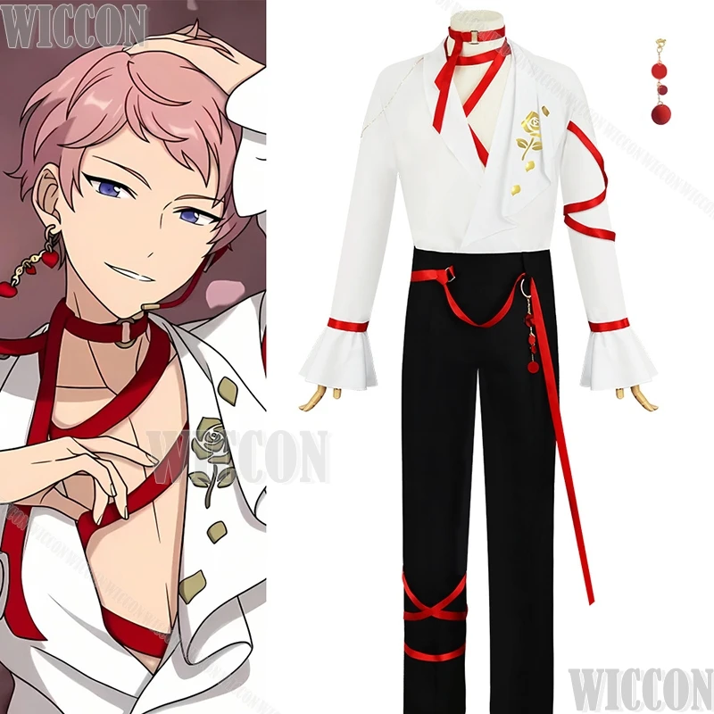 ماوي أيأسه شو إتسوكي لعبة فرقة النجوم! الذكرى العاشرة أزياء تنكرية قمصان بانت موحدة حفلة كرنفال الزي النساء الرجال #5