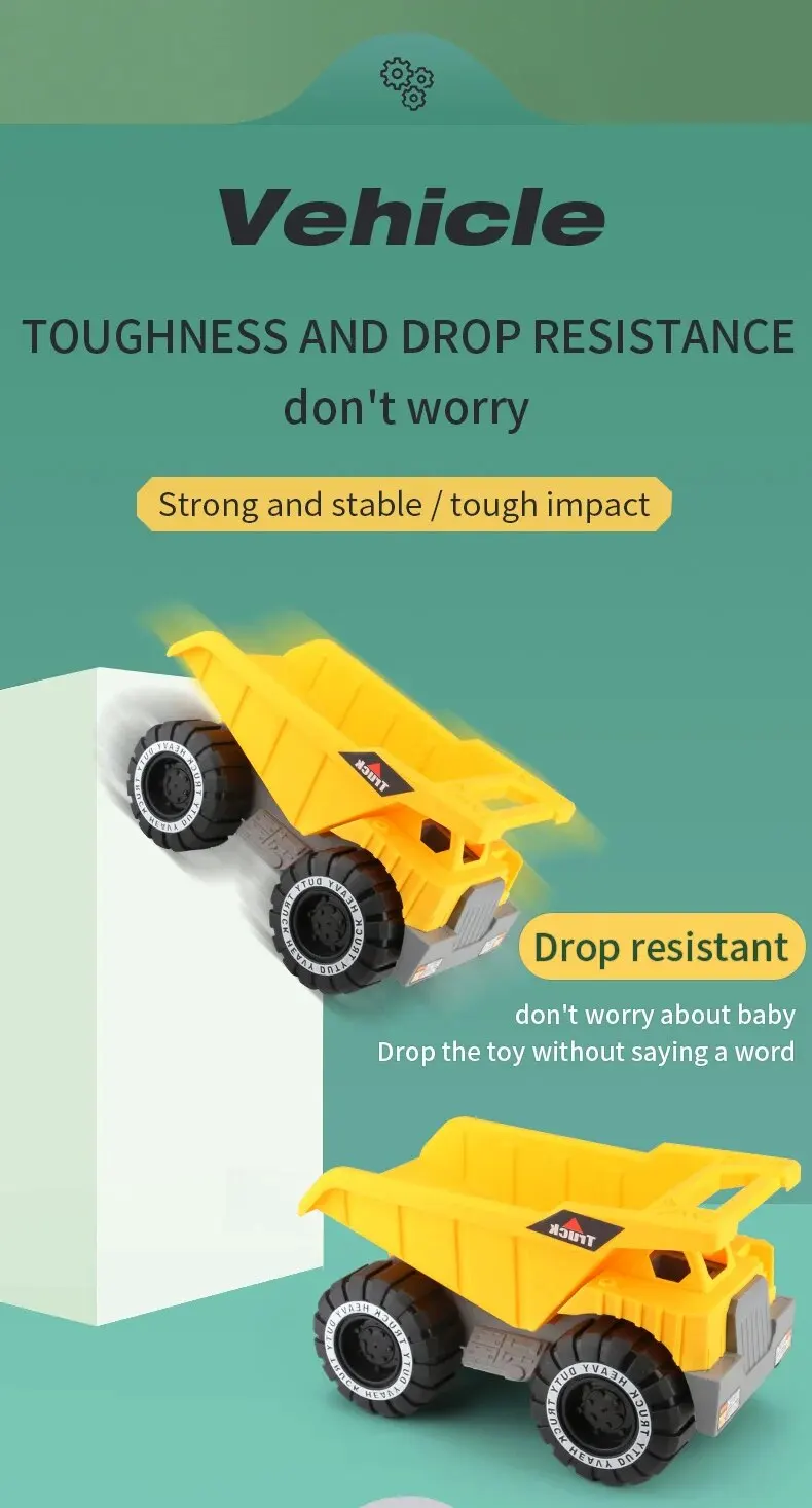 لعبة حفر الرمل للأطفال على الشاطئ والشاحنات #4