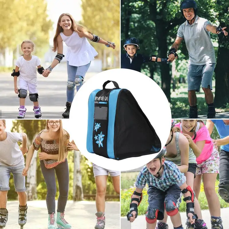 Schlittschuh beutel Inline Rollschuh Schuh träger für Mädchen Skating Hüte Schutz ausrüstung Container Tasche für Skating Liebhaber für