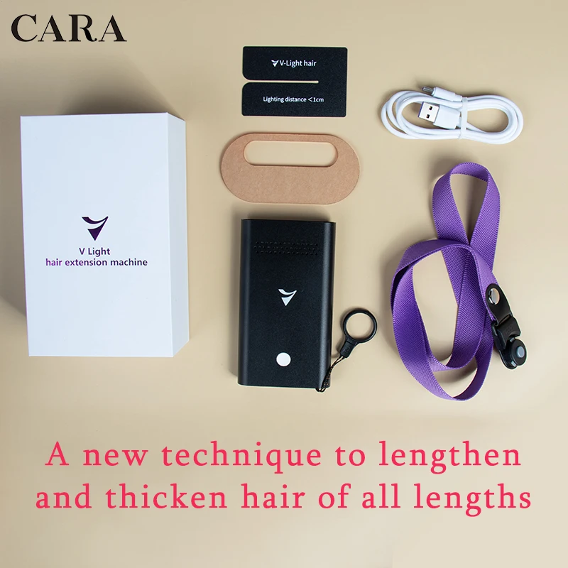 V Light-Kit de máquina para extensiones de cabello, herramientas de extensión de cabello UV con pegamento para salón de belleza, novedad de 2024