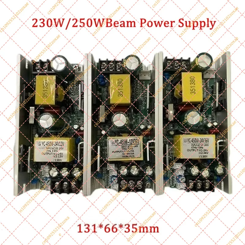 LF YC-450W 380V 36V 28V 24V 12V Beam Moving Head Power Supply Board, Stage Light PCB Replacement Part, DMX Lighting Accessory