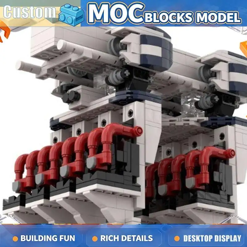 1270PCS MOC Roller Coaster Inverted Loop Track Amusement Park Ride Model Custom Puzzle DIY Creative Assembly Building Block Gift