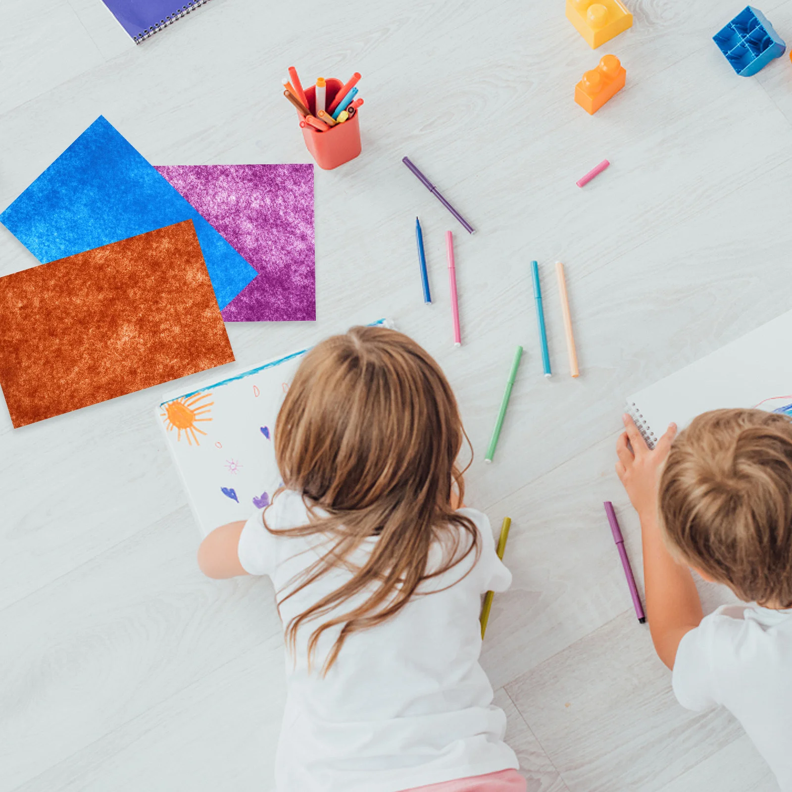 

22Pcs Colorful Felt Sheets Craft Felt for Kids DIY Projects Kindergarten School Home Activities Fine Motor Skills Development