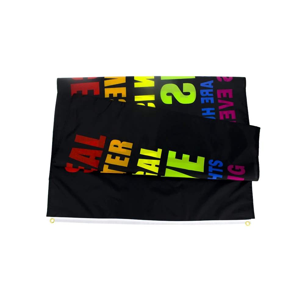 Xiangying 3X5Fts 90X150cm LOVE IS LOVE Black Lives Matter Science Is Real Flag