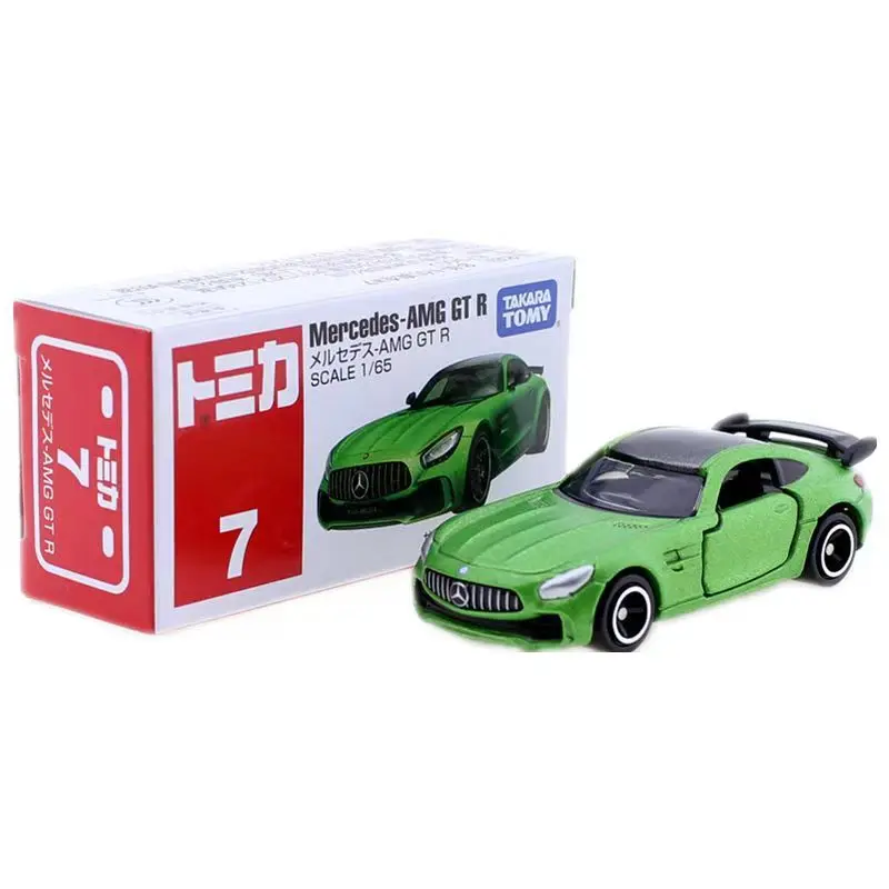

TAKARA TOMY Tomica 1:65 Scale Diecast Model of 7th Mercedes AMG GTR in Red - White Box Ideal for Collection and Boys Toy