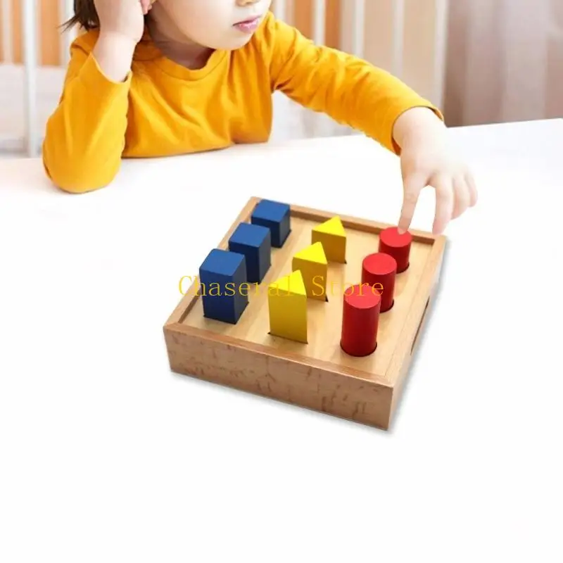 E7CE Creative Puzzle Plugging Block Toy for Toddler Geométrico forma Classificação cores Early Education Toy for