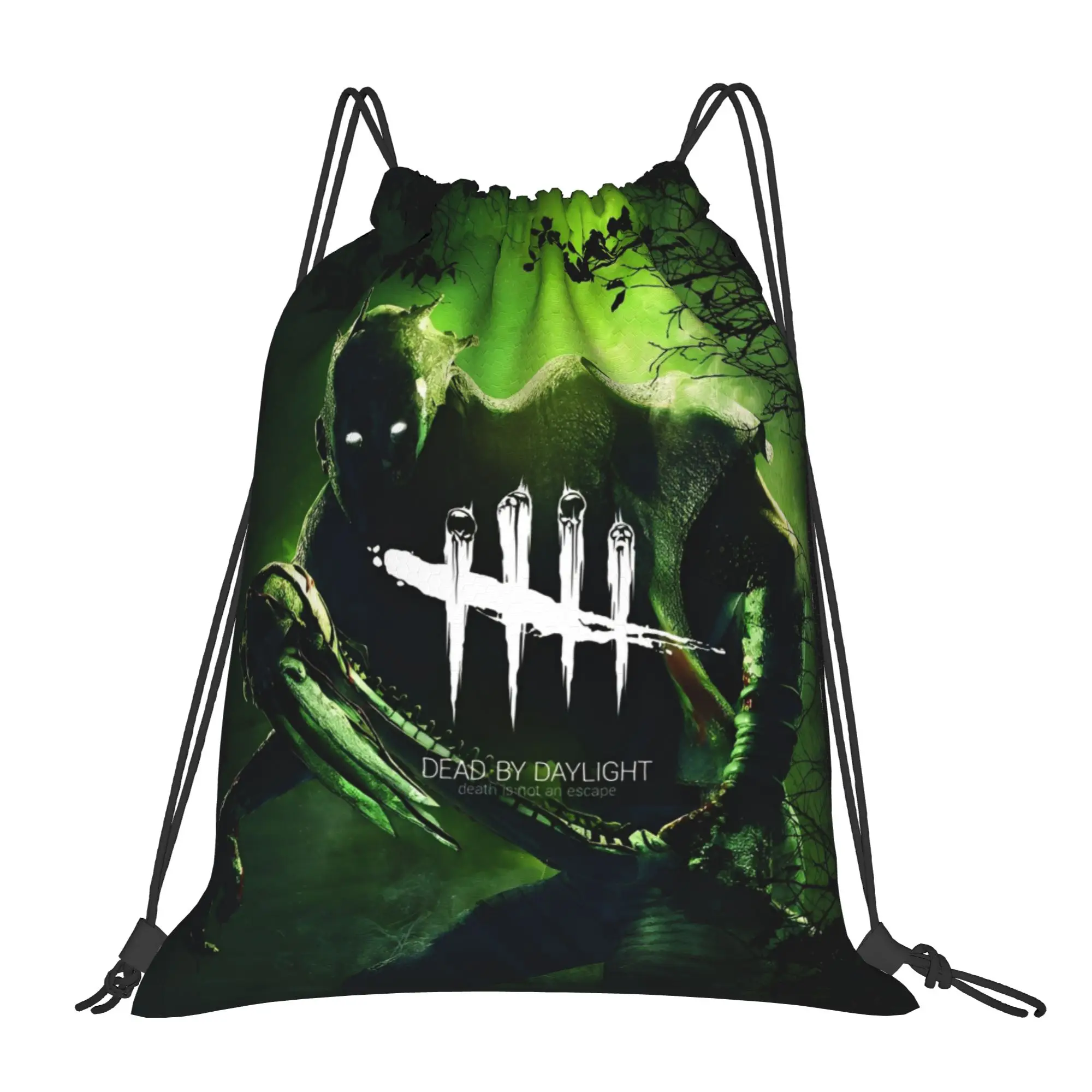 

Video Games Deads by Daylights Bag Drawstring Backpack Sports Gym Sackpack Water Resistant String Bag for Yoga