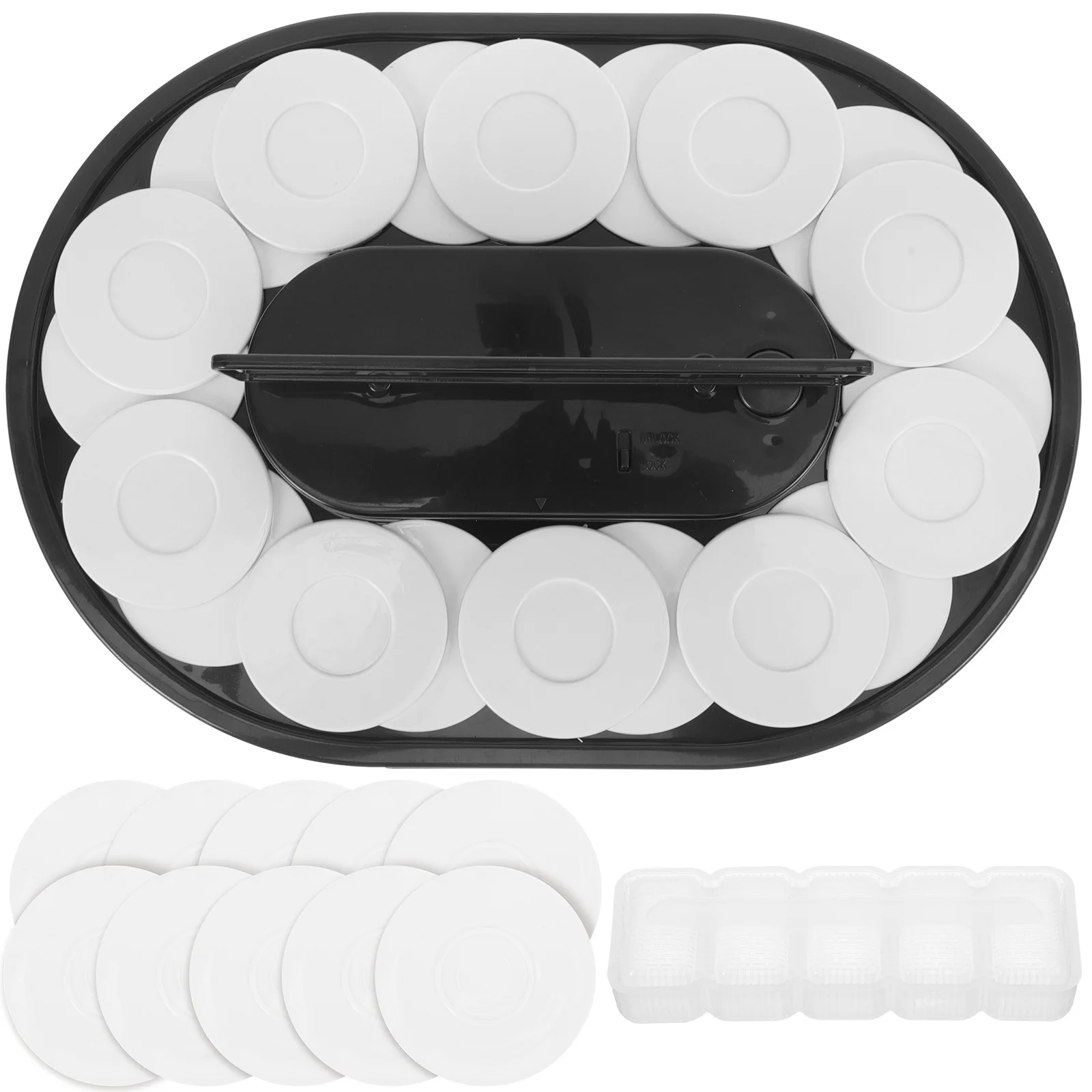 

Rotating Cake Display Stand Smooth Rotatable Serving Stand for Sushi Cake Cupcake Display Stylish Tabletop Decor for Kitchen