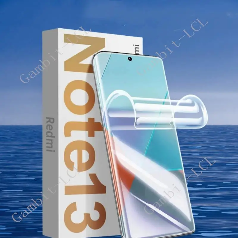 

For Xiaomi Redmi Note 13 Pro+ 6.67" Note13Pro Plus Note13 13Pro Hydraulic Hydrogel Film Protective Screen Protector Cover