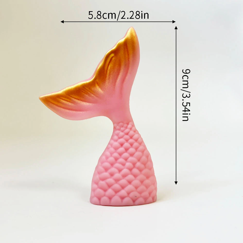 Meerjungfrau Kuchen Topper Regenbogen Schwanz Shell Schloss Tisch Ornamente Prinzessin Mädchen Baby Party Liefert Seestern Auto Kuchen Dekorationen – Detail 35