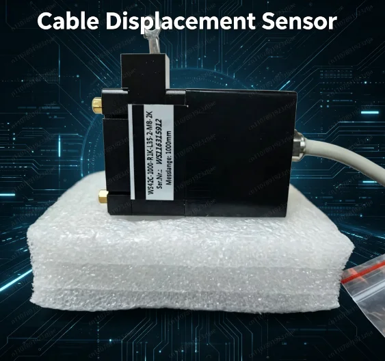 Replacement Cable for ASM WS42-1000-R1K WS31-500-R1K, Displacement Sensor Cord for CLMZ4 WS31C WS42C Industrial