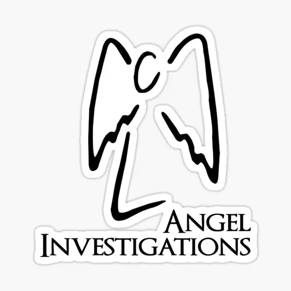 Angel Investigations  5PCS Car Stickers for Bumper Laptop Background  Luggage Decor  Car Print Stickers Motorcycle Art Cute