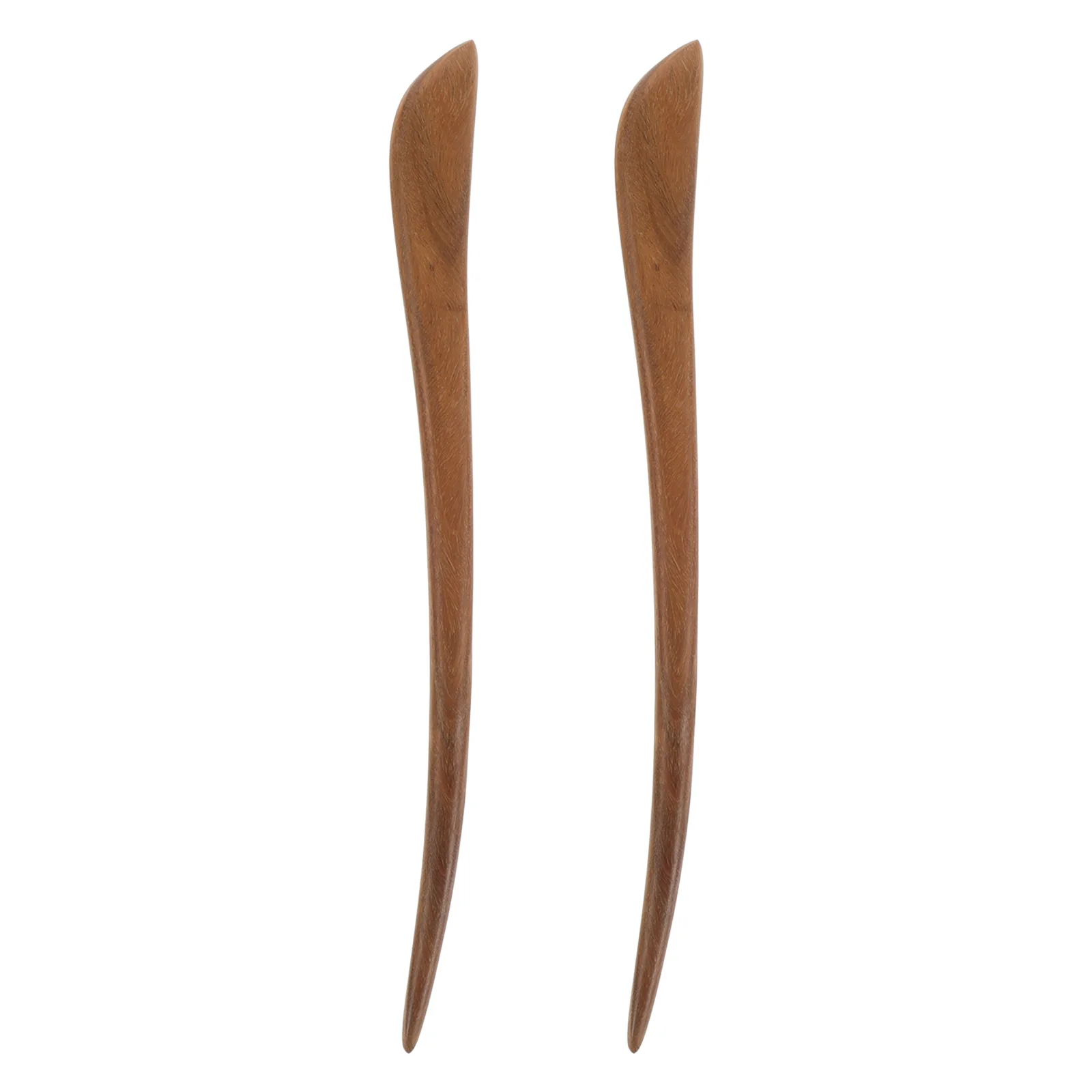 

2 Pcs Wooden Hairpin Decorative Chopstick Chopsticks for Accessories Women Hanfu