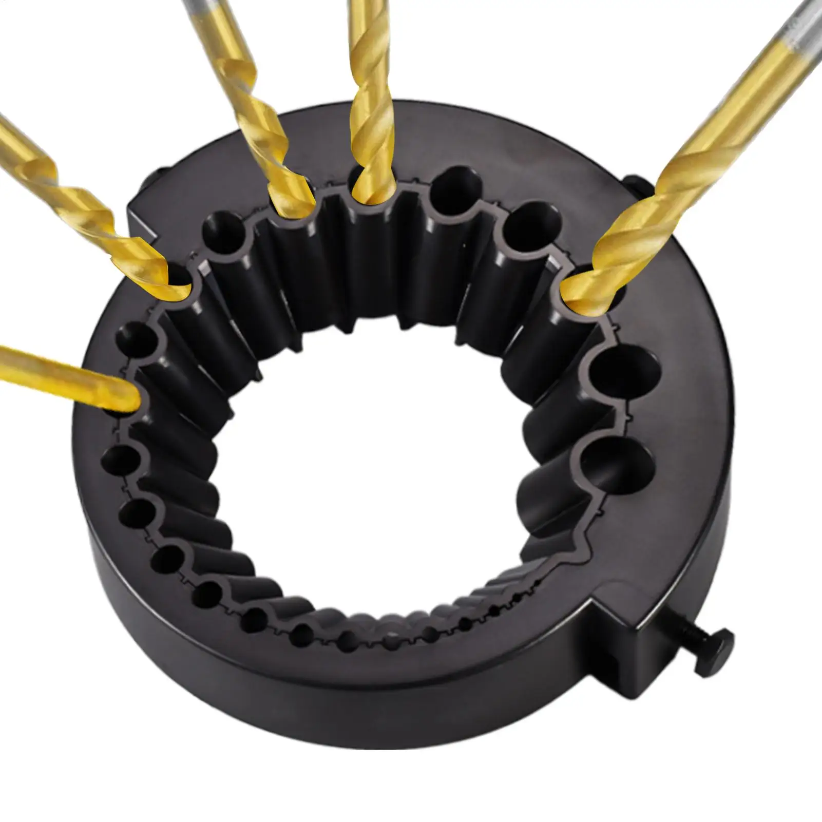 

Anti-Stripping Angle Grinder Drill Bit Sharpener 0.1-12.5mm 25 Holes With Metal Thread Inserts Fit 115 Grinders Renew Old Bits