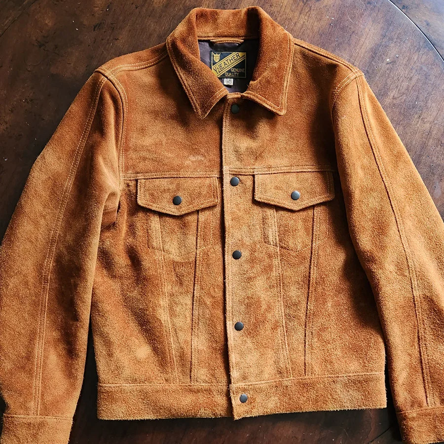 

Y '2 Leather 3rd Type Cowhide Velvet 3rd Genion Jacket
