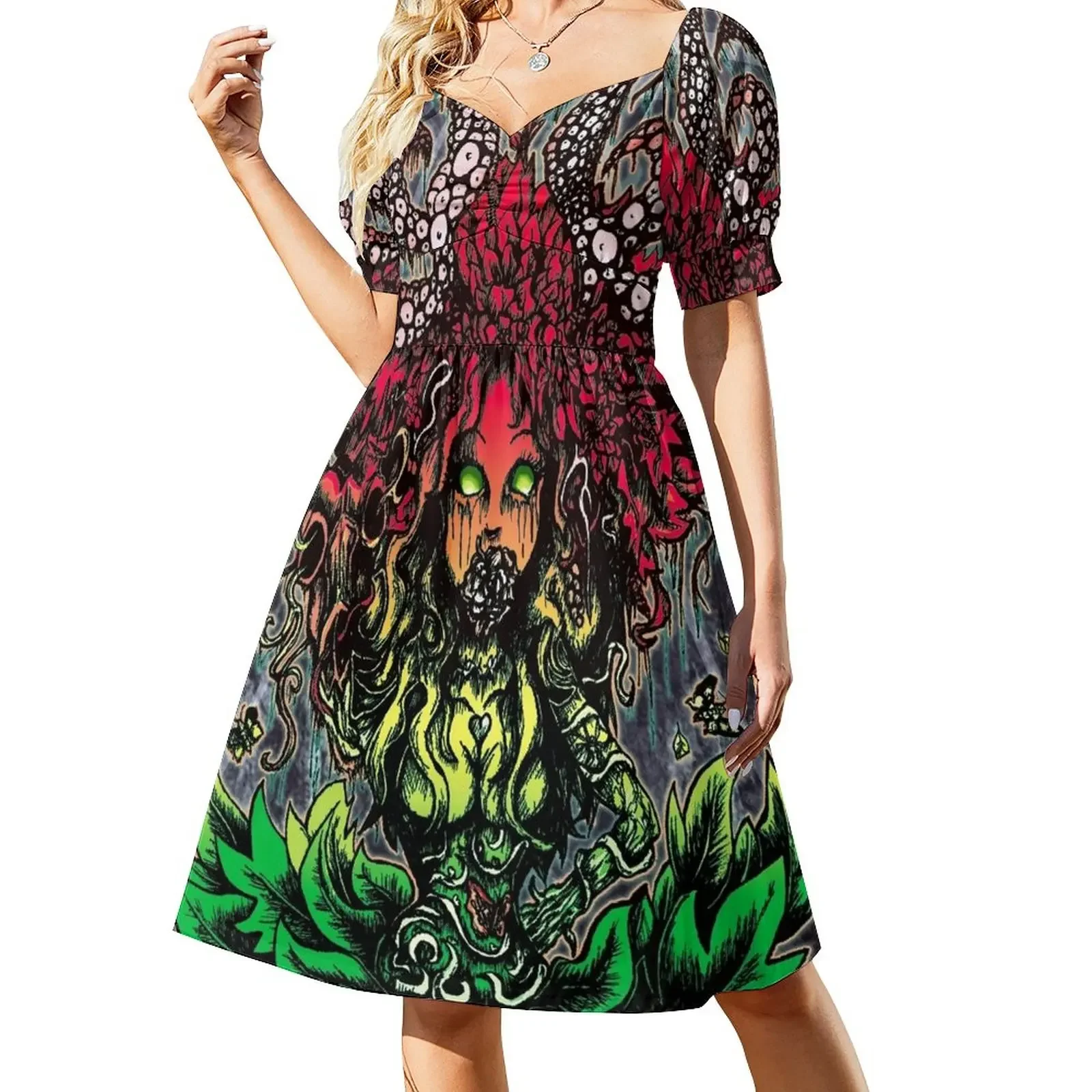

Flower girl, absurd art Short-Sleeved Dress luxury evening dresses for women 2025 Prom gown