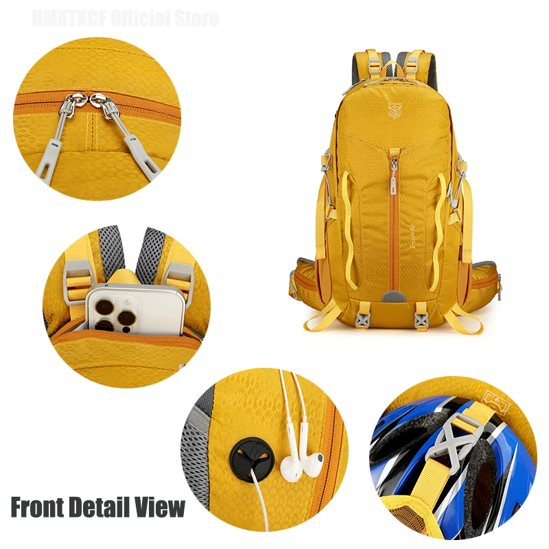 المشي لمسافات طويلة تخزين على ظهره قوي 40 لتر حقيبة السفر التكتيكية على ظهره الرحلات على ظهره تسلق الجبال المشي لمسافات طويلة التخييم على ظهره #3