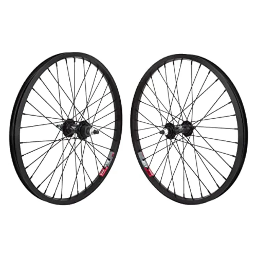 

Wheel Set Pair 20 x 1.75 WEI519 Bolt On Blk 36H for Mountain Biking and Urban Commuting Durable Aluminum Construction with High