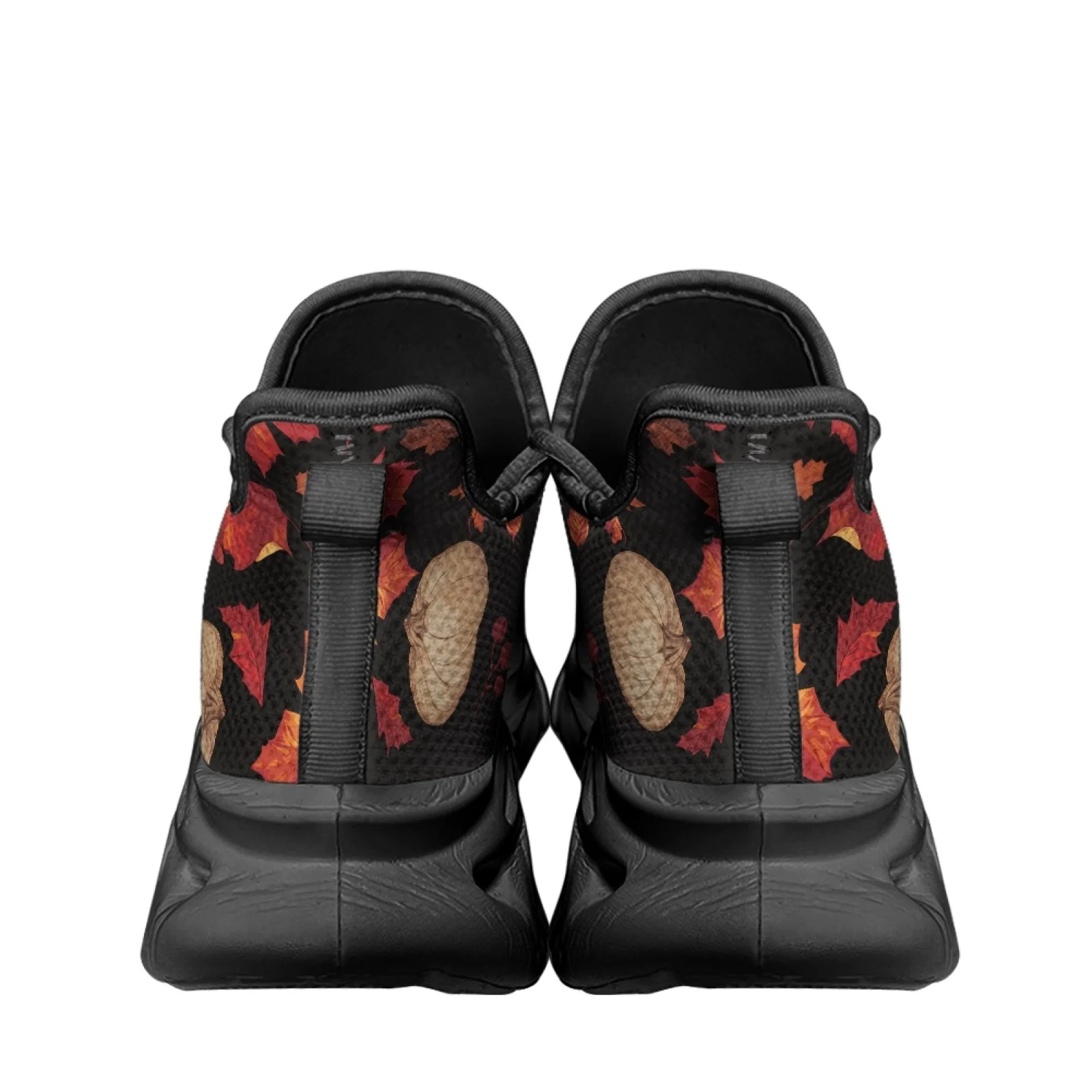 PENSTROLL PENSTROLL Pumpkin Maple leaf Non Slip Men's Running Shoes for Outdoor Mesh & EVA New Design All Season