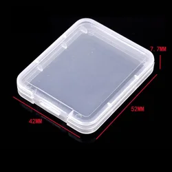 1 Pc Transparent SD TF CF Memory Card Storage Box Holder Box Protective Case Portable Anti-loss Memory Card Clear Plastic Case