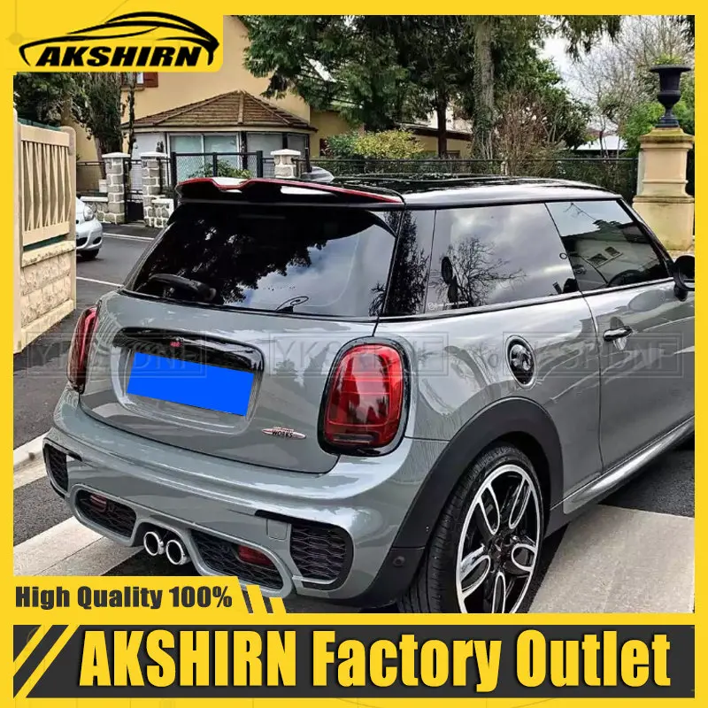 For MINI Cooper S 2.0T F56 F55 S JCW Spoiler High Quality FRP UNPAINTED / REAL CARBON FIBER 2013-2020