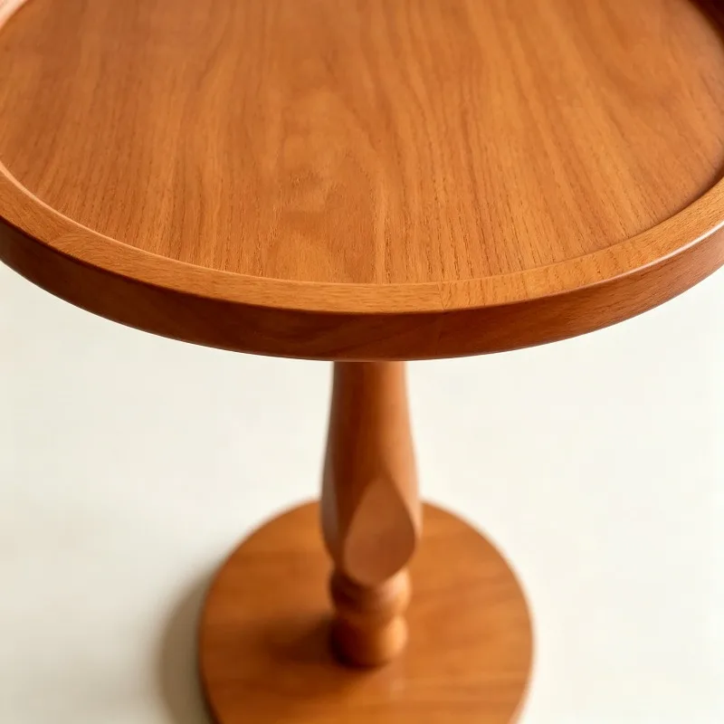 Wooden Coffee Tables Parlor Corner Table Tea Round Stand Modern Drink Holder Nightstand Sofa Side Plank Living Room Furniture