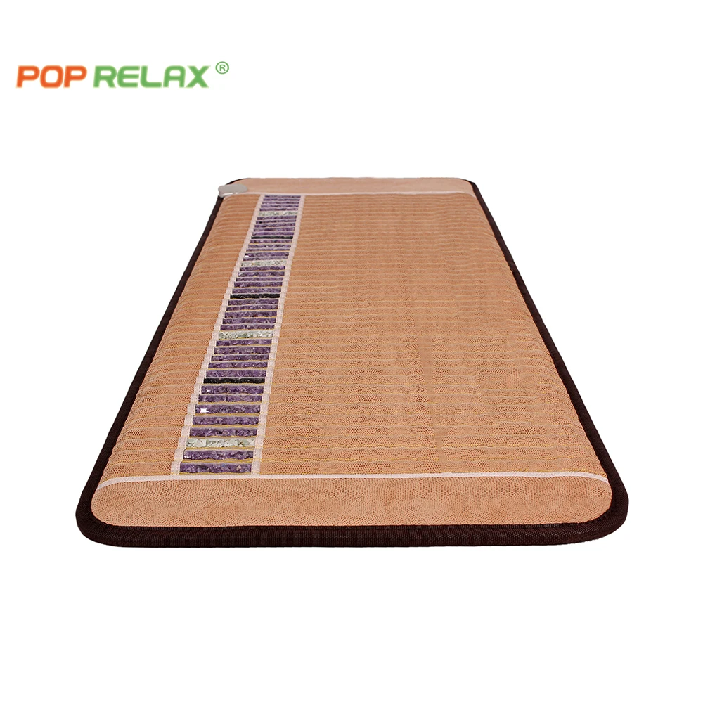 Jade Tourmaline Bio Mat Far Infrared Heating Pad Thermal Amethyst Bed Mattress Technology Magnetic Mats Crystal Massage Pads