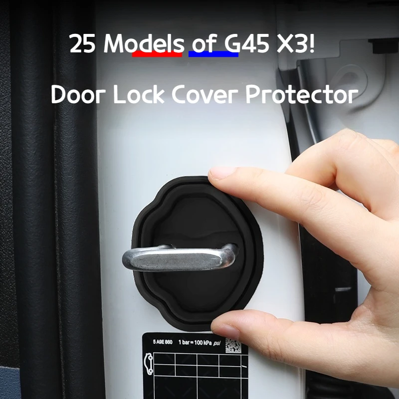

For BMW 5 series i5 X3 G45 G60 24-25 Anti-rust protective shock-absorbing pad for door lock cover automotive interior decoration