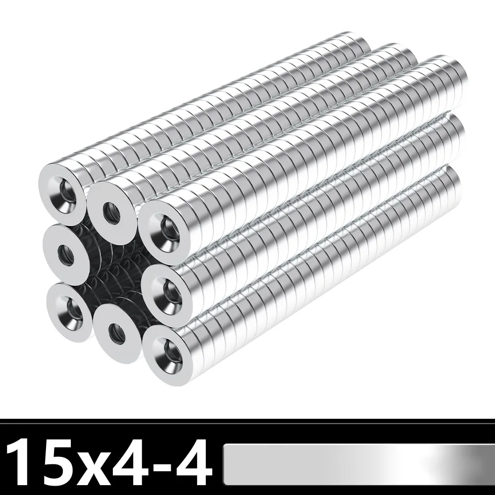 

15x4-4mm With Holes iman Refrigerator Magnets DIY Office Whiteboard Workshop