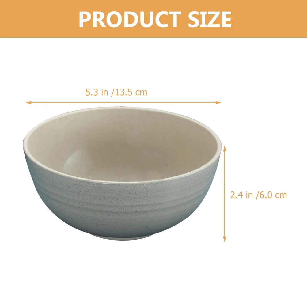 5 قطعة مادة قش السلطة غير قابلة للكسر حساء حبوب الأرز ملحق المنزل تخدم أدوات المائدة المنزلية وعاء للاستخدام المنزلي المطبخ #1