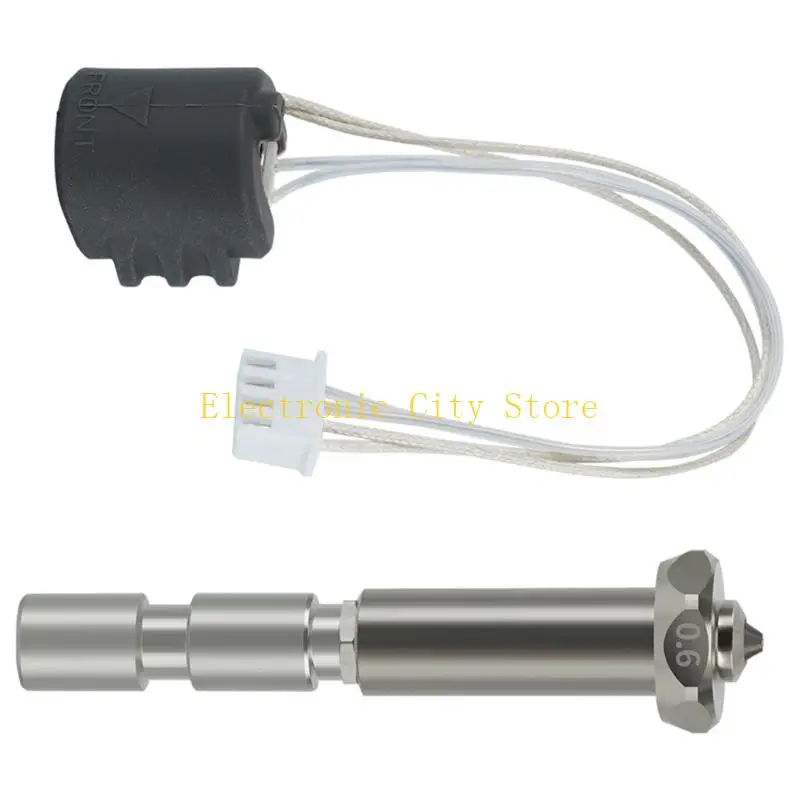 Precisions Heaters Block With Steel Nozzle for 3 Printer Extruder HU8D