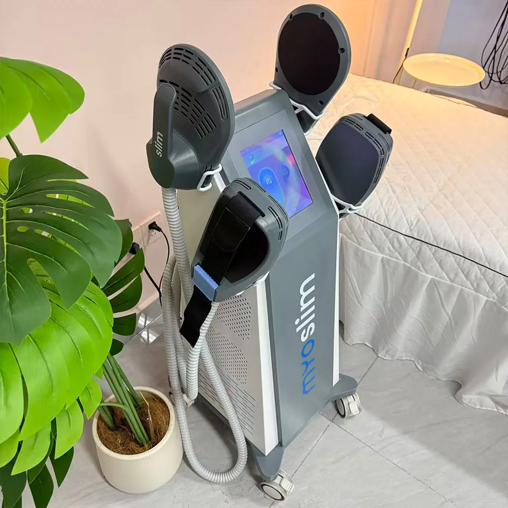 Myoslim neo máquina de escultura corporal moldar 6500w HI-EMT 200hz ems dispositivo estimulador muscular rf de radiofrequência