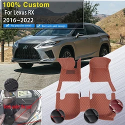 Luxury Car Floor Mats For Lexus RX Rekusasu RX 270 330 350 AL20 2016~2023 Anti-dirty Pads Car Matts Rug Car Accessories Interior