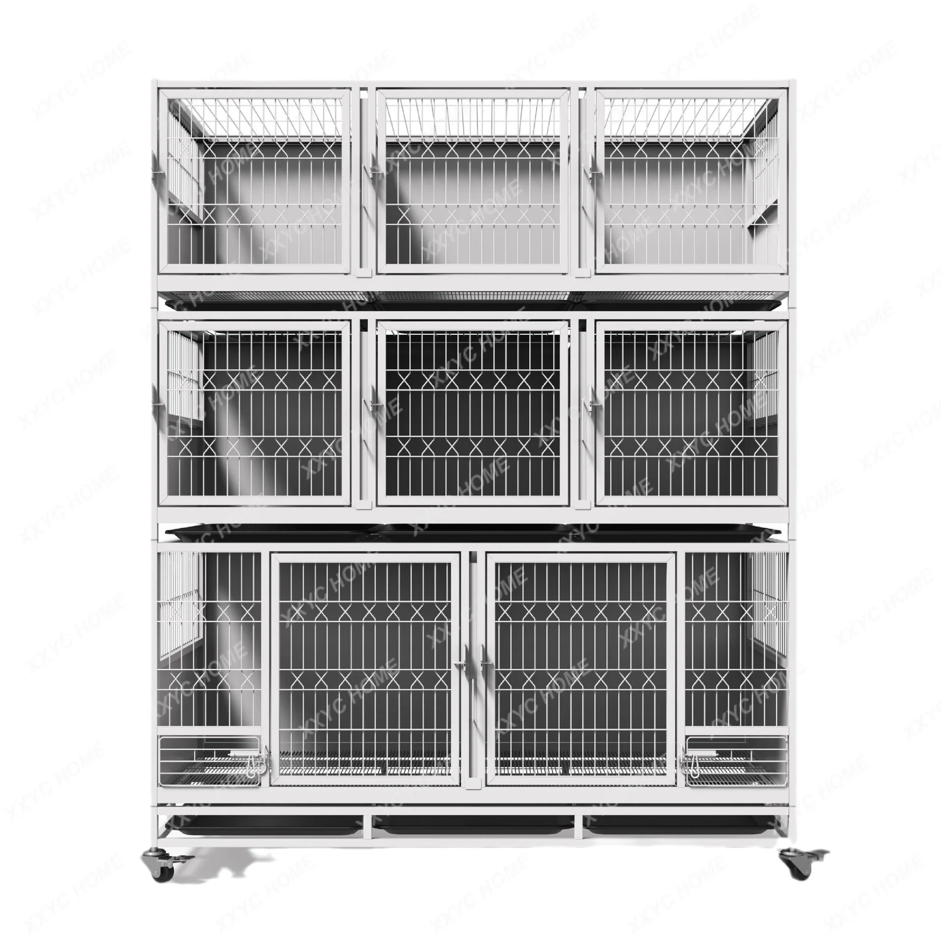 

LPet store display cabinet cat and dog foster cage glass\ reinforced isolation cage