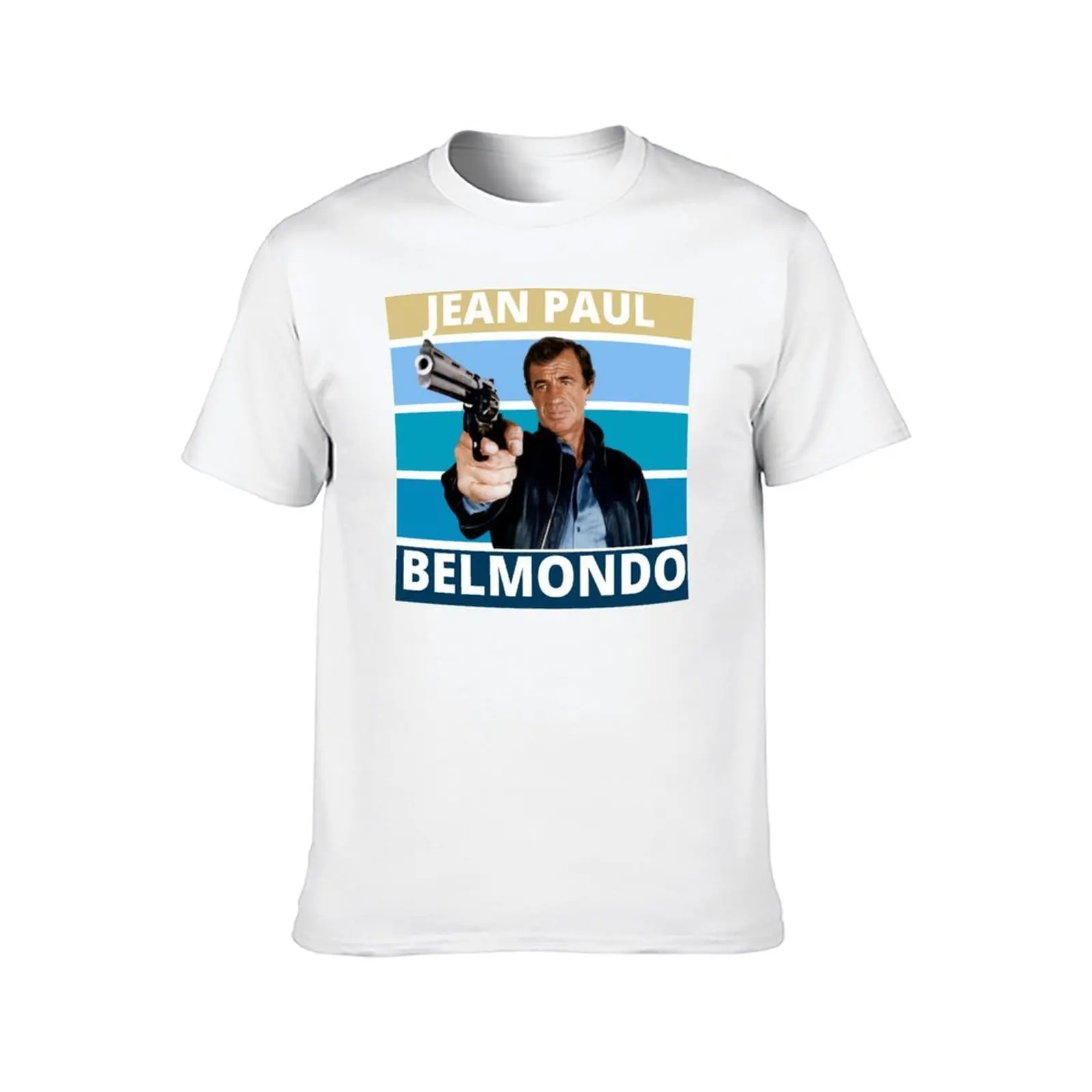 Jean Paul Belmondo- RIP- Jean Paul Belmondo Autographe T-Shirt funny t shirts cotton man t shirts for men casual T-Shirt