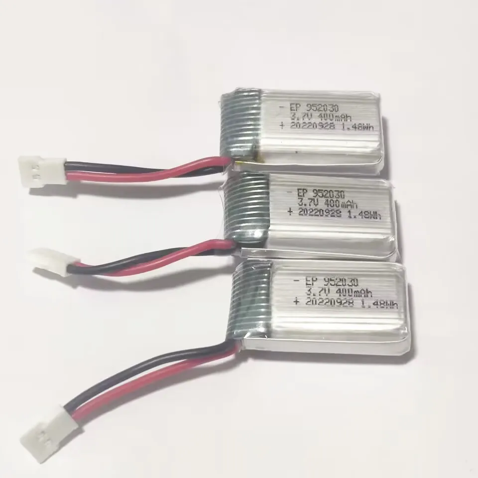 

3.7V 400mAh Lithium Battery Spare Parts 3PCS Batteries Accessories for Syma X15A Drone Original Accessory