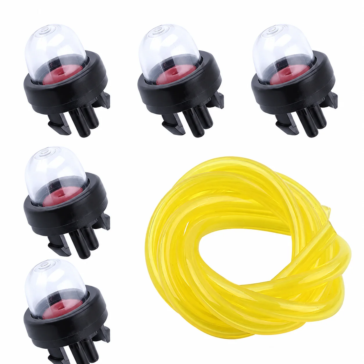 5pcs Primer Bulb Pump 188-512-1 3/32x3/16 Fuel Line For Husqvarna 232L 227L 322C 323 326 Poulan PPB250E PPB300E PPB32SST SM132