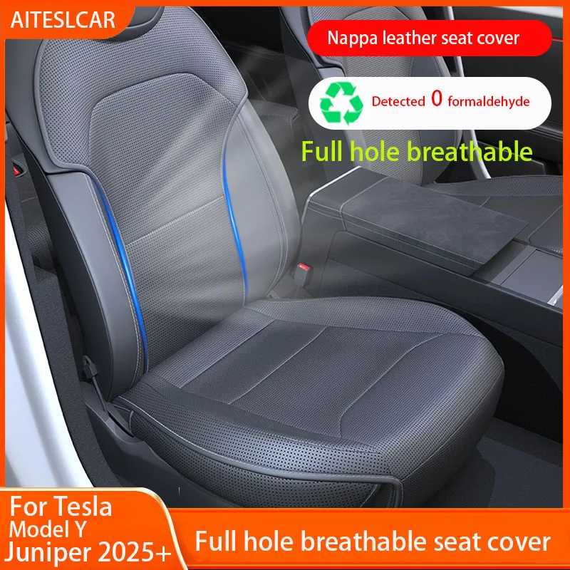 

Car Seat Cover Cushion For Tesla Model Y Juniper 2025 cover cushion Ventilation and Breathability Comfortable car seat Accessori