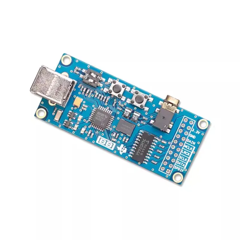 PCM2707C USB to I2S digital interface USB sound card DAC compatible with Italian PCM2706 XMOS