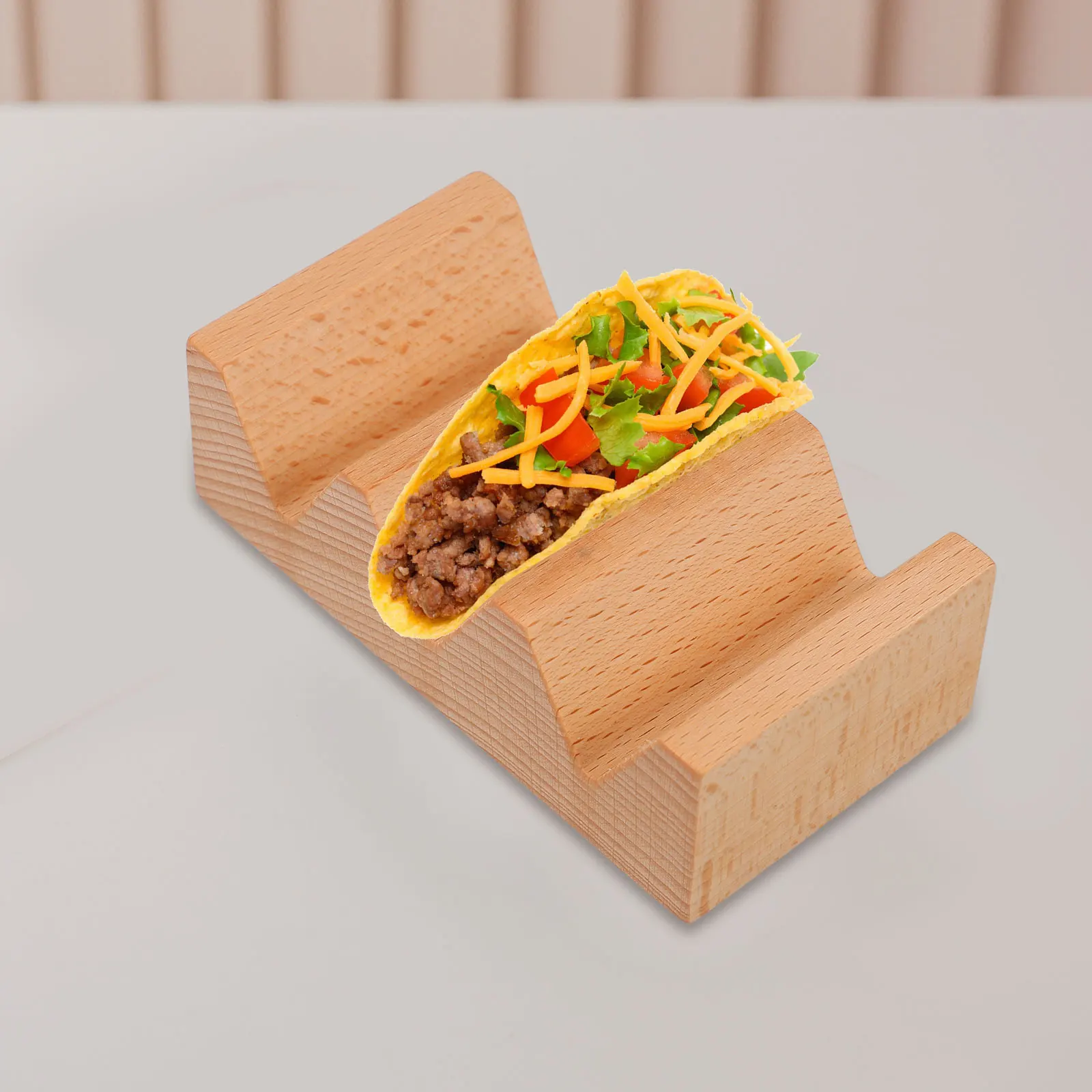 

Tortilla Rack Sushi Holder Wooden Tray Restaurant Dish Reusable Plate Dinner Party Wear Resistant Supplies