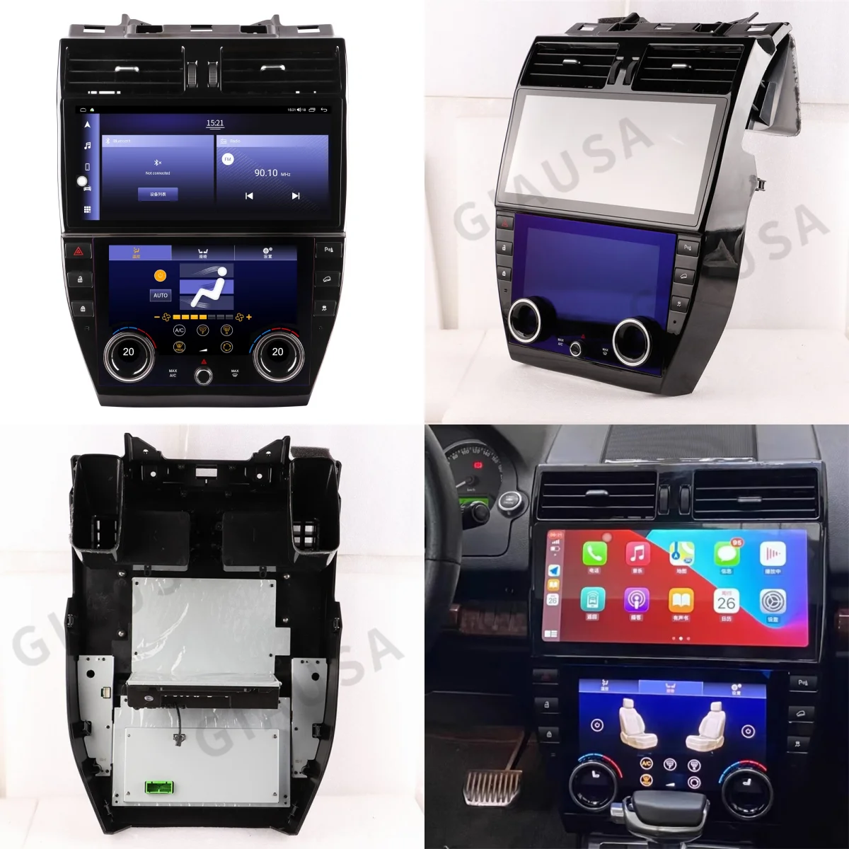 Radio con GPS para coche, reproductor Multimedia con Android 13, 12,3 pulgadas, Carplay, estéreo, vídeo, para Land Rover Freelander 2 L359 2007 - 2015