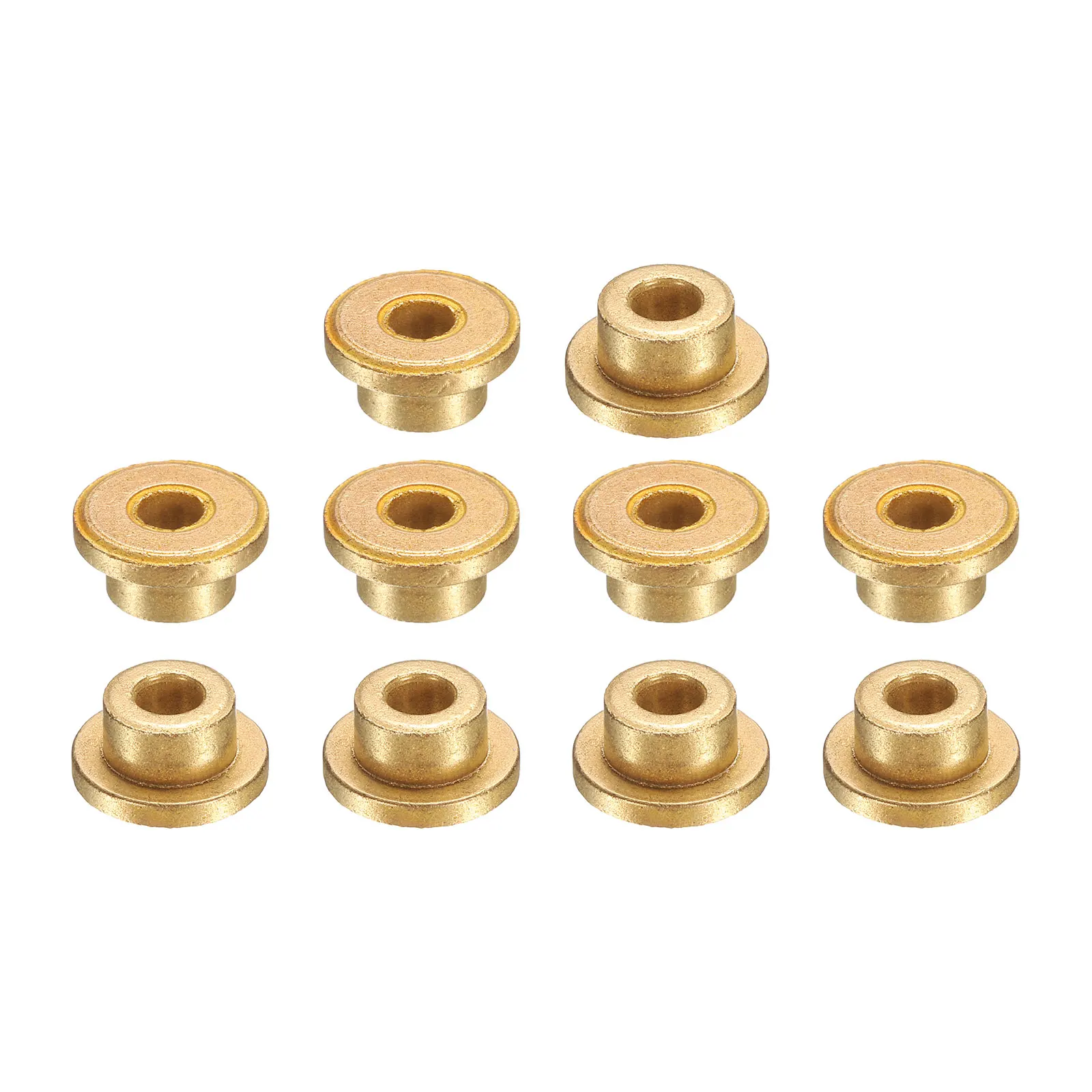 1-20pcs Id 4-30mm Flange Sleeve Bearings Flanging Self-lubricating Bearing Sintered Bronze Bushing Sleeve With Stepped Flange