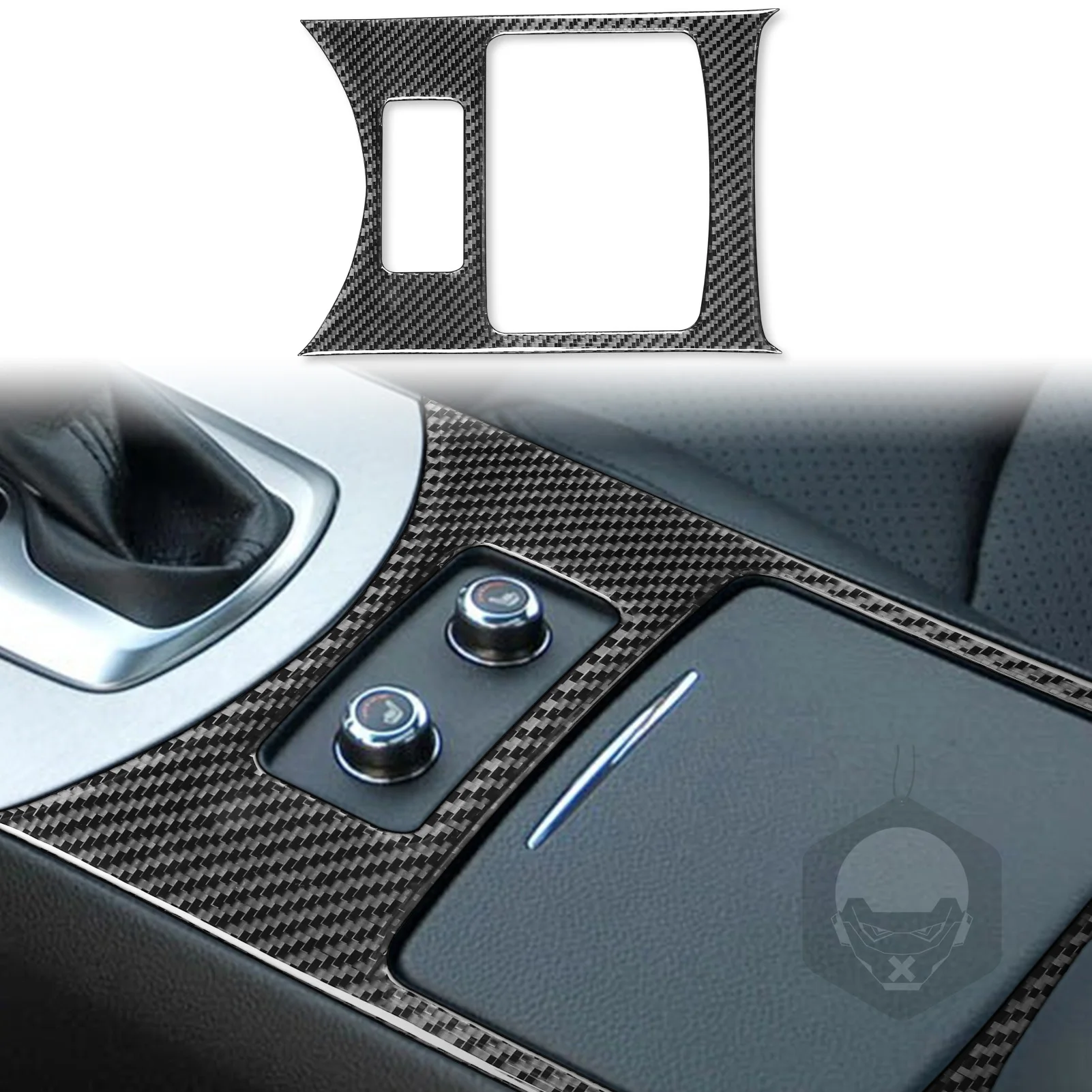 

for Infiniti G37 2007 2008 2009 Gear Storage Box Decoration Sticker Decal Cover Trim Car Interior Accessories Carbon Fiber