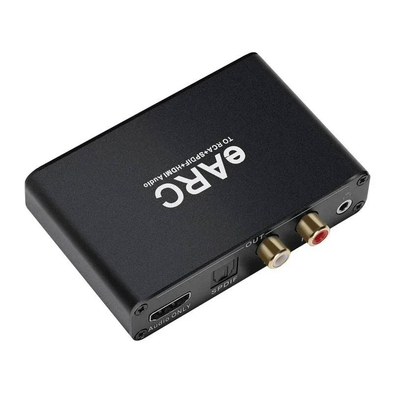 192KHz HDMI EARC ARC to RCA Audio Extractor Converter EARC HDMI Extractor Only Audio For Dolby DTS AC3 LPCM TV Optical Coaxial