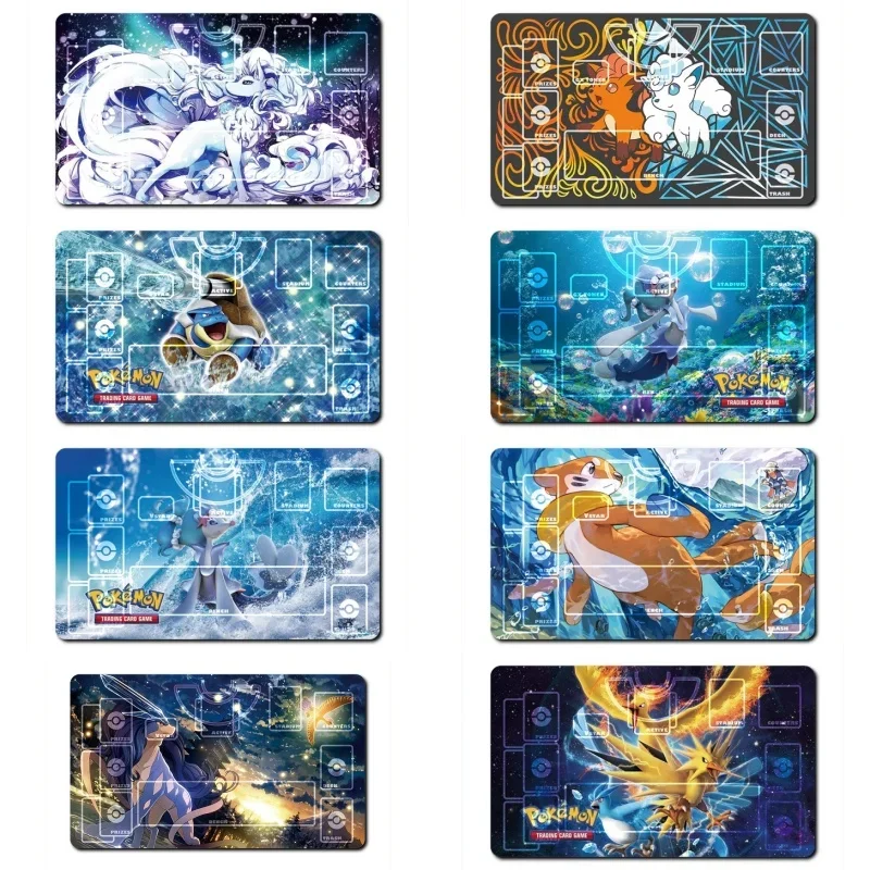 Pokemon Greninja Inteleon Animation Self Made Characters Self Made Classic Series Cards Pad Rubber Collection Card Dueling Mat